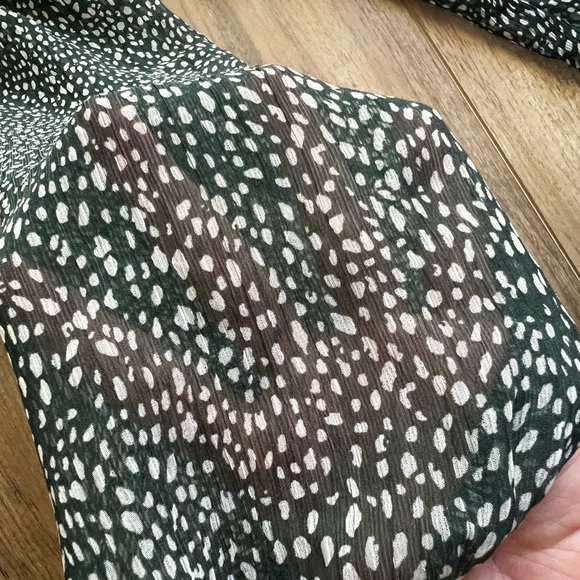 Joie XXL artic animal balloon sleeve dress fully lined sheer sleeve - Picture 16 of 16